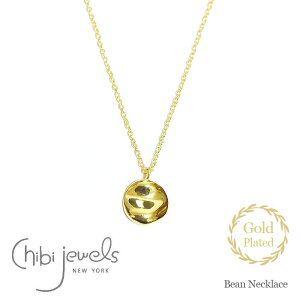 �yOggi �G���f�ځz�y�ē��ׁz��chibi jewels�� �`�r�W���G���Y �r�[�� �� ���`�[�t �T�[�N�� �X���[�� �l�b�N���X �S�[���h 14���d�グ Bean Necklace (Gold) ���f�B�[�X �M�t�g ���b�s���O