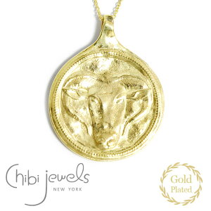 �y�Җ]�̍ŐV��z��chibi jewels�� �`�r�W���G���Y ���[�W�T�C�Y �R�C���l�b�N���X ���C�I�� ���t���� �Ђ� �����[�t �����O �l�b�N���X �S�[���h 14���d�グ Earth Aether Coin Necklace (Gold)