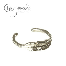 【再入荷】≪chibi jewels≫ チビジュエルズボヘミアン 羽根フェザー シルバーリング 指輪 Feather Ring (Silver) レディース ギフト ラッピング