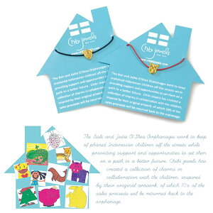 �y�ē��ׁz��chibi jewels�� �`�r�W���G���Y�����A�j�}���`���[���t�� �R�[�h�u���X���b�g (charity cotton bracelet) ���f�B�[�X �M�t�g ���b�s���O