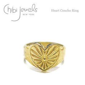 【再入荷】≪chibi jewels≫ チビジュエルズボヘミアン ハートコンチョ リング Heart Concho Ring (Gold) レディース ギフト ラッピング
