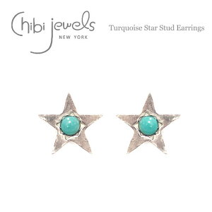 yēׁzchibi jewels `rWGYX^[ ^[RCY Vo[X^bYsAX Turquoise Star Stud Earrings (Silver) fB[X Mtg bsO