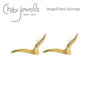 �y�ē��ׁz��chibi jewels�� �`�r�W���G���Y �J���� �� �o�[�h �V�[�K�� ���`�[�t �X�^�b�h �s�A�X Seagull Stud Earrings (Gold) ���f�B�[�X �M�t�g ���b�s���O