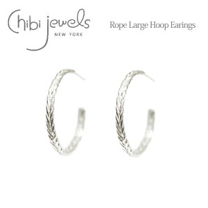 yҖ]̍ŐVzchibi jewels `rWGY[v t[v [W Vo[ sAX Rope Large Hoop Earrings (Silver)fB[X Mtg bsO