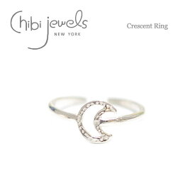 【再入荷】≪chibi jewels≫ チビジュエルズ 月 ムーン モチーフ シルバー リング 指輪 Crescent Ring (Silver) レディース ギフト ラッピング