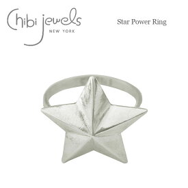【再入荷】【全品対象500円OFFクーポン配布中】≪chibi jewels≫ チビジュエルズ星 スターモチーフ シルバーリング 指輪 Star Power Ring (Silver) レディース ギフト ラッピング