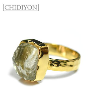 yēׁzCHIDIYON `fB VR 嗱 O[ AWXg vVICg ΐ S[h O p[Xg[ zq z Gemstone Ring (Green Amethyst) fB[X Mtg