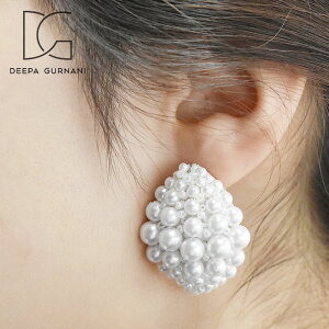 �y�Җ]�̍ŐV��z��Deepa Gurnani�� �f�B�[�p�O���i�j �p�[�� �X�^�b�Y �s�A�X Pearl Bijou Earrings ���f�B�[�X �M�t�g �v���[���g