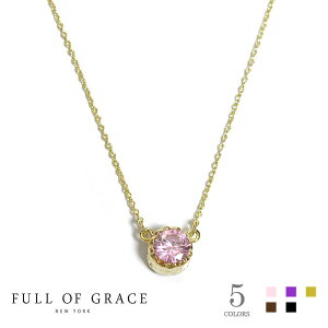 yHERS GfځzyēׁzFULL OF GRACE tIuOCXS5F VR ЂƗ S[h lbNX Gemstone Necklace (Gold) fB[X