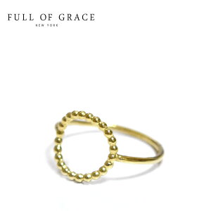 �y�ē��ׁz��FULL OF GRACE�� �t���I�u�O���C�X�ؚ� �S�[���h ���� �r�[�Y �T�[�N�� �����O Circle Ring (Gold) ���f�B�[�X �M�t�g ���b�s���O