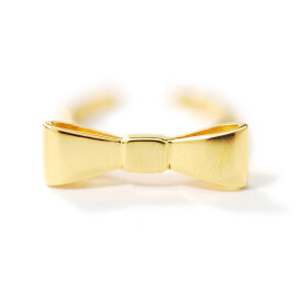 【FRaU 雑誌掲載】【再入荷】【楽天スーパーセール 50％OFF】≪FULL OF GRACE≫ フルオブグレイス ゴールド リボン リング Gold Ribbon Ring (Gold) レディース ギフト ラッピング