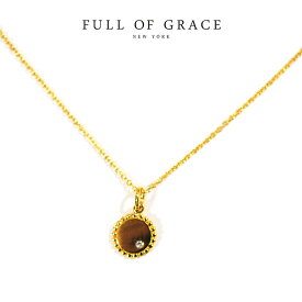 【再入荷】【全品対象500円OFFクーポン配布中】≪FULL OF GRACE≫ フルオブグレイスキュービックジルコニア ゴールド サークル ラウンド ネックレス Gold Necklace (Gold) レディース ギフト ラッピング