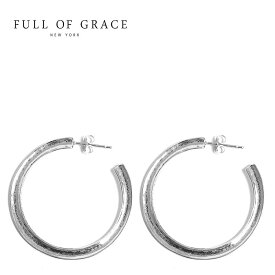 ≪FULL OF GRACE≫ フルオブグレイスシルバー フープ ピアス Hoop Earrings (Silver) レディース ギフト ラッピング