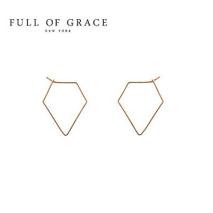FULL OF GRACE tIuOCXVv ܊p` _Ch `[t t[v sAX Dia Hoop Earrings (Gold)fB[X Mtg bsO