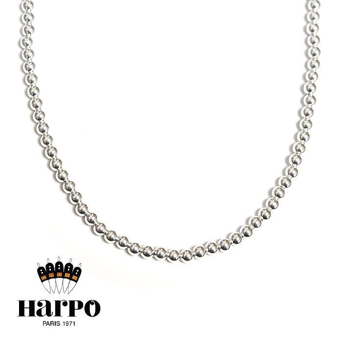 最も優遇の ≪HARPO≫ アルポ (パルポ)<br> ナバホパール ネックレス 5mm シルバー ボールチェーン 約61cm ネックレス SV925 NAVAJO PEARL Necklace (Silver)