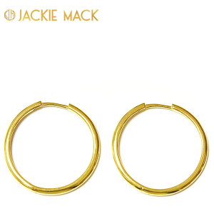 ��Jackie Mack�� �W���b�L�[ �}�b�N �V���v�� ���܂� �ؚ� 21mm �t�[�v �s�A�X �S�[���h 18���R�[�e�B���O�d�グ (Gold) ���f�B�[�X �M�t�g ���b�s���O