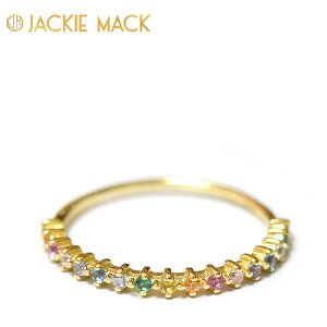 ��Jackie Mack�� �W���b�L�[ �}�b�N ���C���{�[ �� �J���t�� �V�R�� �L���[�r�b�N�W���R�j�A CZ �ؚ� �����O �w�� �S�[���h Rainbow Ring (Gold) ���f�B�[�X �M�t�g ���b�s���O