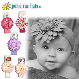 ≪Jamie Rae Hats≫ ジェイミーレイハッツ 全5色 花 フラワー ヘアバンド ヘッドバンド 頭飾り 赤ちゃん ベビー 子供 キッズ 出産祝い ギフト 女の子 ニューボーンフォト SNS映え