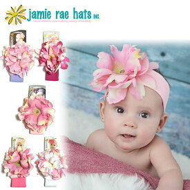 ≪Jamie Rae Hats≫ ジェイミーレイハッツ 全5色 花 フラワー ヘアバンド ヘッドバンド 頭飾り 赤ちゃん ベビー 子供 キッズ 出産祝い ギフト 女の子 ニューボーンフォト SNS映え