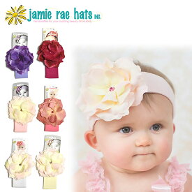 ≪Jamie Rae Hats≫ ジェイミーレイハッツ 全6色 花 フラワー ヘアバンド ヘッドバンド 頭飾り 赤ちゃん ベビー 子供 キッズ 出産祝い ギフト 女の子 ニューボーンフォト SNS映え