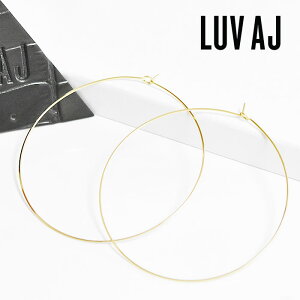 �yGISELe �G���f�ځz�y�ē��ׁz��LUV AJ�� ���u�G�[�W�F�C �ؚ� �ɍ� �@�� ���C���[ �t�[�v �s�A�X �S�[���h �傫�� �r�b�O�t�[�v 14���d�グ CAPRI WIRE HOOPS Earrings (Gold) ���f�B�[�X �M�t�g ���b�s