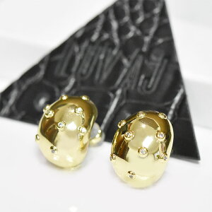 yҖ]̍ŐVzLUV AJ uG[WFC Ղ I[o ȉ~` rW[ L[rbNWRjA X^bY sAX S[h Pave Molten Earrings (Gold) fB[X Mtg bsO