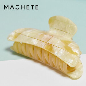 �y�ē��ׁz��MACHETE�� �}�V�F�b�g �x�[�W�� �I�����W �V�F�� �L���� �`�F�b�N �փA�N���b�v �o�i�i�N���b�v �o���X �N���b�v ������ �܂Ƃߔ� �w�A�A�N�Z�T���[ Midi Heirloom Claw (Sea Shell Checker) 