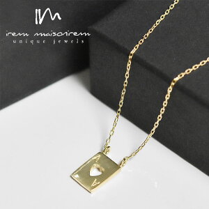 yҖ]̍ŐVzmaison irem ] AC gv n[g G[X ؚ lbNX S[h Vermal o[C 18dグ oGRA Heart Card Necklace (Gold) fB[X Mtg bsO