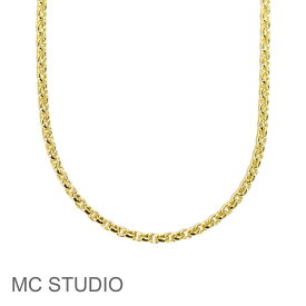 【待望の最新作】≪MC STUDIO≫ エムシースタジオ 約38cm サークル 丸 チェーン ゴールド ネックレス バーメイル Circle Chain Necklace (Gold) レディース ギフト ラッピング