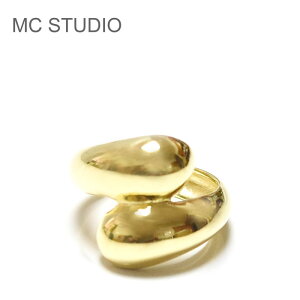 �yGISELe �G���f�ځz�y�ē��ׁz��MC STUDIO�� �G���V�[�X�^�W�I ���L �{�����[�� �Ղ����� �˂��� �����O �S�[���h �w�n�[�g WRAP Ring (Gold) ���f�B�[�X �M�t�g ���b�s���O