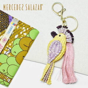 �y�ē��ׁz��MERCEDES SALAZAR�� �����Z�f�X �T���U�[�� �V�R�f�� �g�� �� �o�[�h ���F �p�[�v�� ���`�[�t �L�[�z���_�[ �o�b�O�`���[�� �L�[�����O �L�[�`���[�� Bird Keychain ���f�B�[�X �M�t�g ��