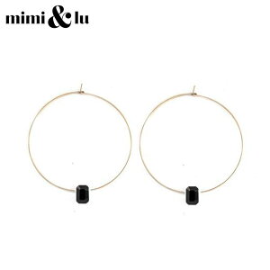 mimilu ~~ Ah [ ubN XtXL[ NX^ t[v sAX S[h Harlow Earrings (Jet Black) fB[X Mtg bsO