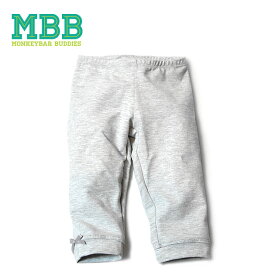 【楽天スーパーセール 20％OFF】≪Monkeybar Buddies≫ モンキーバー ブディーズカプリ丈 杢グレー ライトグレー スパッツ レギンス パンツ 7分丈 (Grey) 子供 女の子 キッズ プレゼント 3歳 100