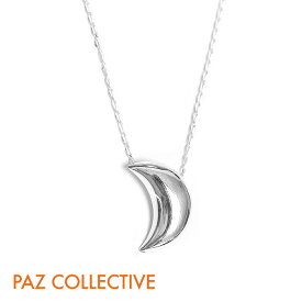 【CLASSY 雑誌掲載】【再入荷】≪PAZ COLLECTIVE≫ パズコレクティブ 月 ムーン 三日月 モチーフ チェーン ネックレス シルバー SV925 Luna Necklace (Silver) レディース ギフト ラッピング
