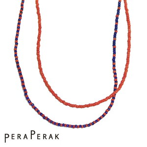 yyVX[p[Z[ 20OFFzPERAPERAK yybN{w~A  bh lCr[ r[Y 3WAY lbNX uXbg O Bead Necklace (Red/Navy) fB[X