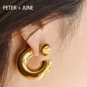 �y�Җ]�̍ŐV��z��PETER�{JUNE�� �s�[�^�[�A���h�W���� �{�[�� �{�����[�� �t�[�v �o�b�N�L���b�` �s�A�X �X�e�����X �S�[���h�d�グ Preorder Earrings (Gold) ���f�B�[�X �M�t�g ���b�s���O