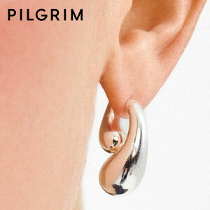 �y�Җ]�̍ŐV��z��PILGRIM�� �s���O���� �ۂ��Ă� �Ղ����� �e�B�A�h���b�v �X�^�b�Y �s�A�X �V���o�[ �o�b�N�L���b�` JENNINGS Earrings (Silver) ���f�B�[�X �M�t�g ���b�s���O