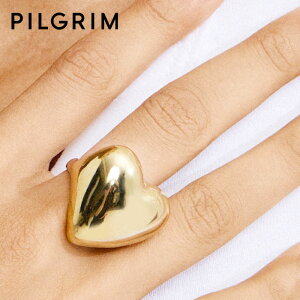 �y�Җ]�̍ŐV��z��PILGRIM�� �s���O���� �Ղ����� �n�[�g �{�����[�� �����O �S�[���h ANNEMETTE Ring (Gold) ���f�B�[�X �M�t�g ���b�s���O