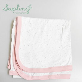 【楽天スーパーセール 20％OFF】≪Sapling Child≫ サプリング チャイルド オーガニックコットン 綿 カットソー 素材 おくるみ タオルケット シーツ うさぎ ウサギ ラビット 総柄 プリント ベージュ グレー おしゃれ