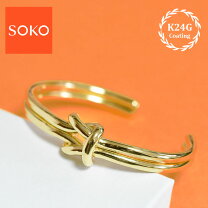 楽天市場】soko（カラーゴールド）（バングル｜レディースジュエリー 