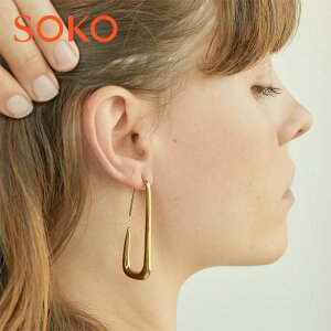 yCLASSY STORY GISELe GfځzyēׁzSOKO \R ȉ~` eBAhbv O t[v sAX S[h 24 R[eBO Laini Threader Earrings (Gold) fB[X Mtg bsO