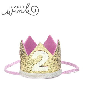 Sweet Wink XEB[g EBN2 o[Xf[ a NE  wAANZT[ S[h sN wAoh LO GLITTER CROWN (Gold) xr[ LbY