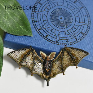 yҖ]̍ŐVzTrovelore gx[ RE  obg `[t hイ u[` s uE SVbN Bat Brooch fB[X Mtg bsO nEB