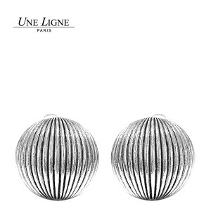 �yGISELe CLASSY STORY �G���f�ځz�y�ē��ׁz��Une Ligne�� ���k���[�j�� ���C�� ������ �{�[�� ���E���h �C���[�N���b�v �C�������O �V���o�[ ���B���e�[�W Vintage Earrings (Silver) ���f�B�[�X �M�t�g ��