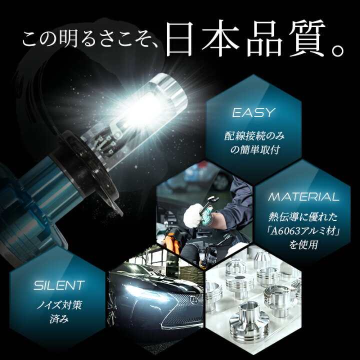 楽天市場】【2年保証】24V 専用 トラック LEDヘッドライト H4 標準  
