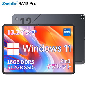 Zwide 2in1 �^�u���b�g �p�\�R�� �m�[�gPC 13.2�C���` Core i3-1215U 16GBG+512GB �𑜓x1600*2400 2in1 �^�u���b�g PC 2.4G/5G WIFI �S�@�\�V�i �������� Web�J���� �������� �����\ �������� �ySA13 Pro�z