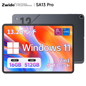 Zwide 2in1 �^�u���b�g �p�\�R�� �m�[�gPC 13.2�C���` Core i3-1215U 16GBG+512GB �𑜓x1600*2400 2in1 �^�u���b�g PC 2.4G/5G WIFI �S�@�\�V�i �������� Web�J���� �������� �����\ �������� �ySA13 Pro�z