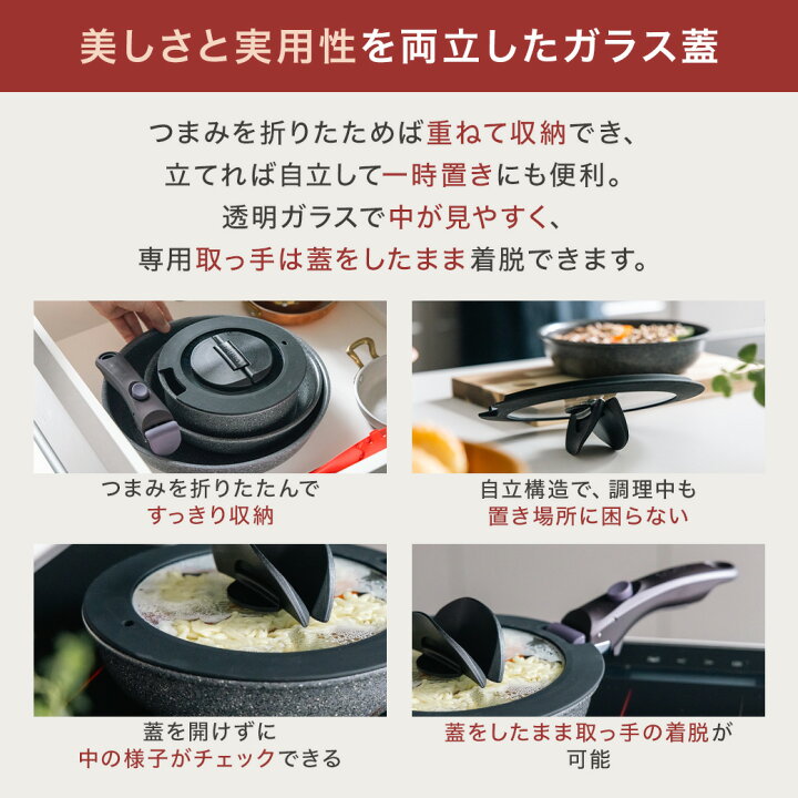 楽天市場】【公式】BALLARINI ヴィンチ 7pcs フライパン ＆ 鍋 セット 