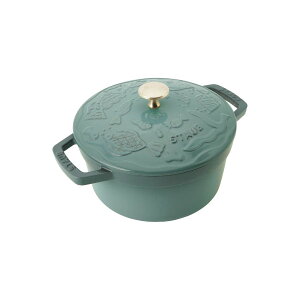 �y50���N�L�O�z �X�g�E�u STAUB × mina perhonen �R�R�b�g�I�[�V���� ���E���h 20cm ���l�� ���[�J�� �X�g�E�u �~�i �y���z�l�� ���� ���ʌ��� STAUB | �X�g�[�u �X�g�D�u �� �I�[�u�� �K�X�� �Ή� �ϔM