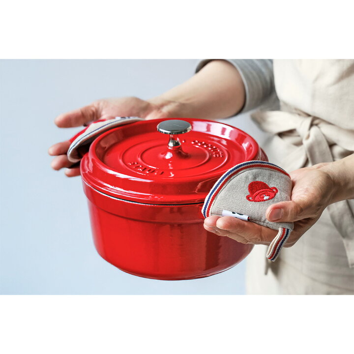 楽天市場】【公式】STAUB ストウブ ノブミトン チェリー2個セット 